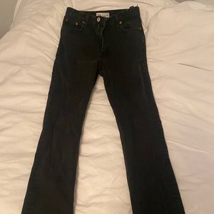 Womens black Zara jeans
